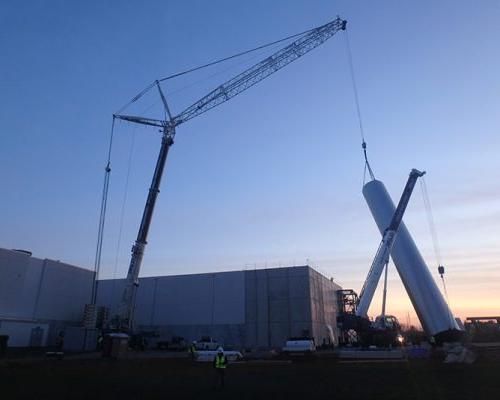 Construction photo of Hood Dairy Facility